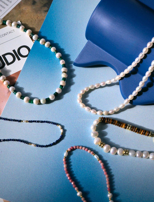 Explore Captivating Simple Pearl Necklace Designs at Complete. Studio
