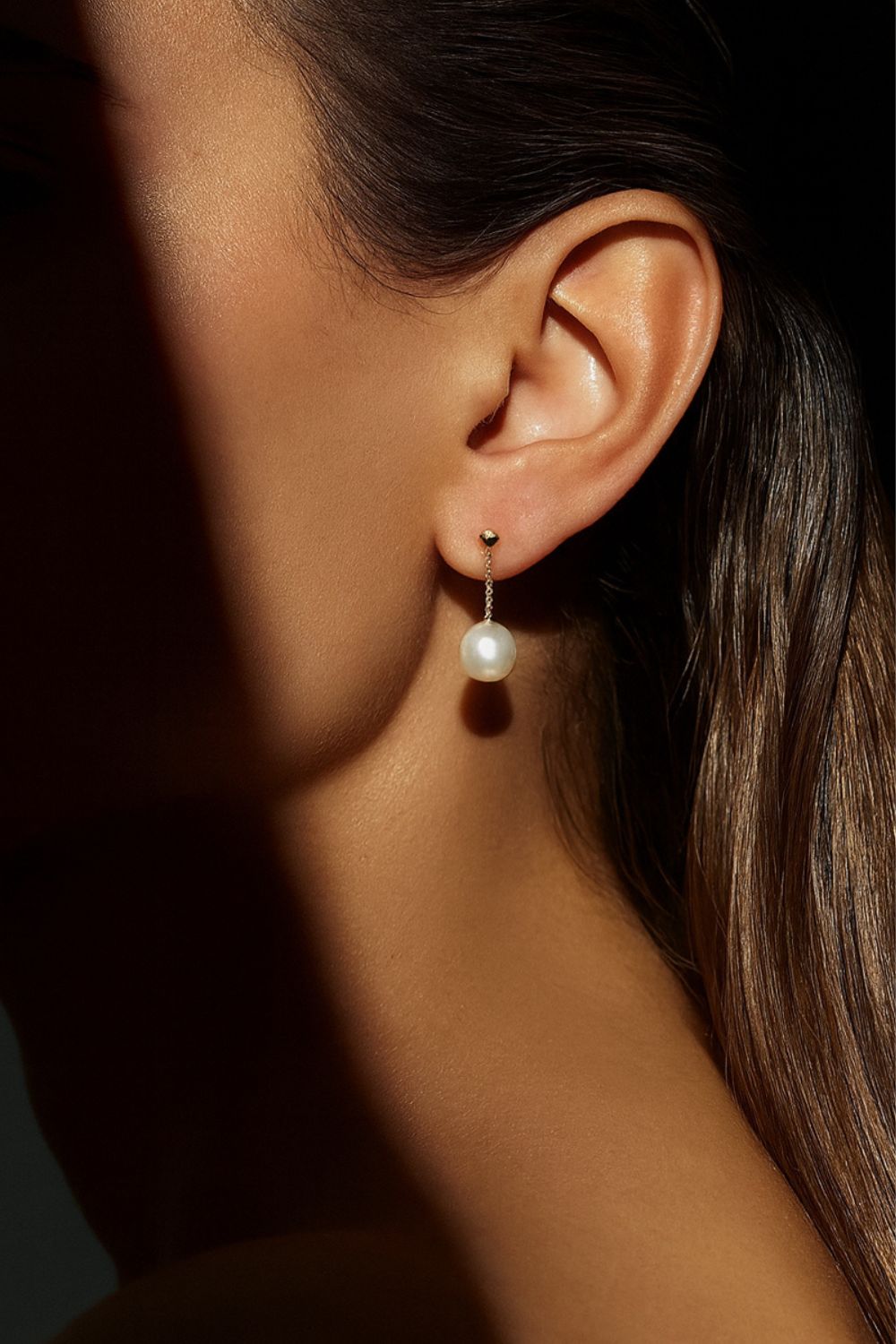 Pearl Chain Earrings