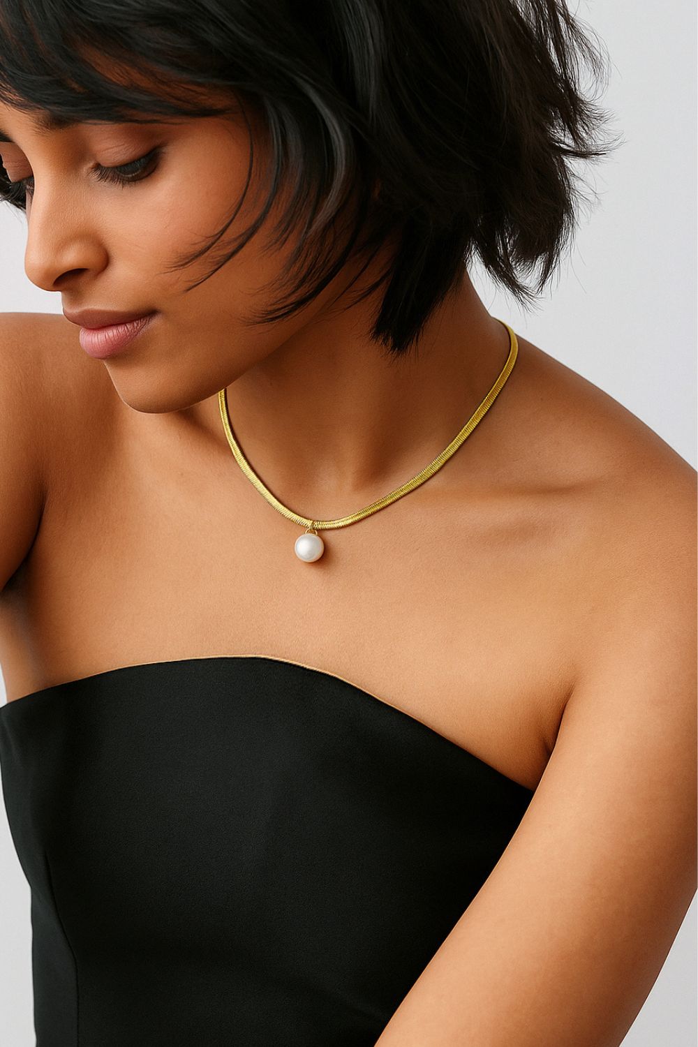 Serpentine Pearl Necklace