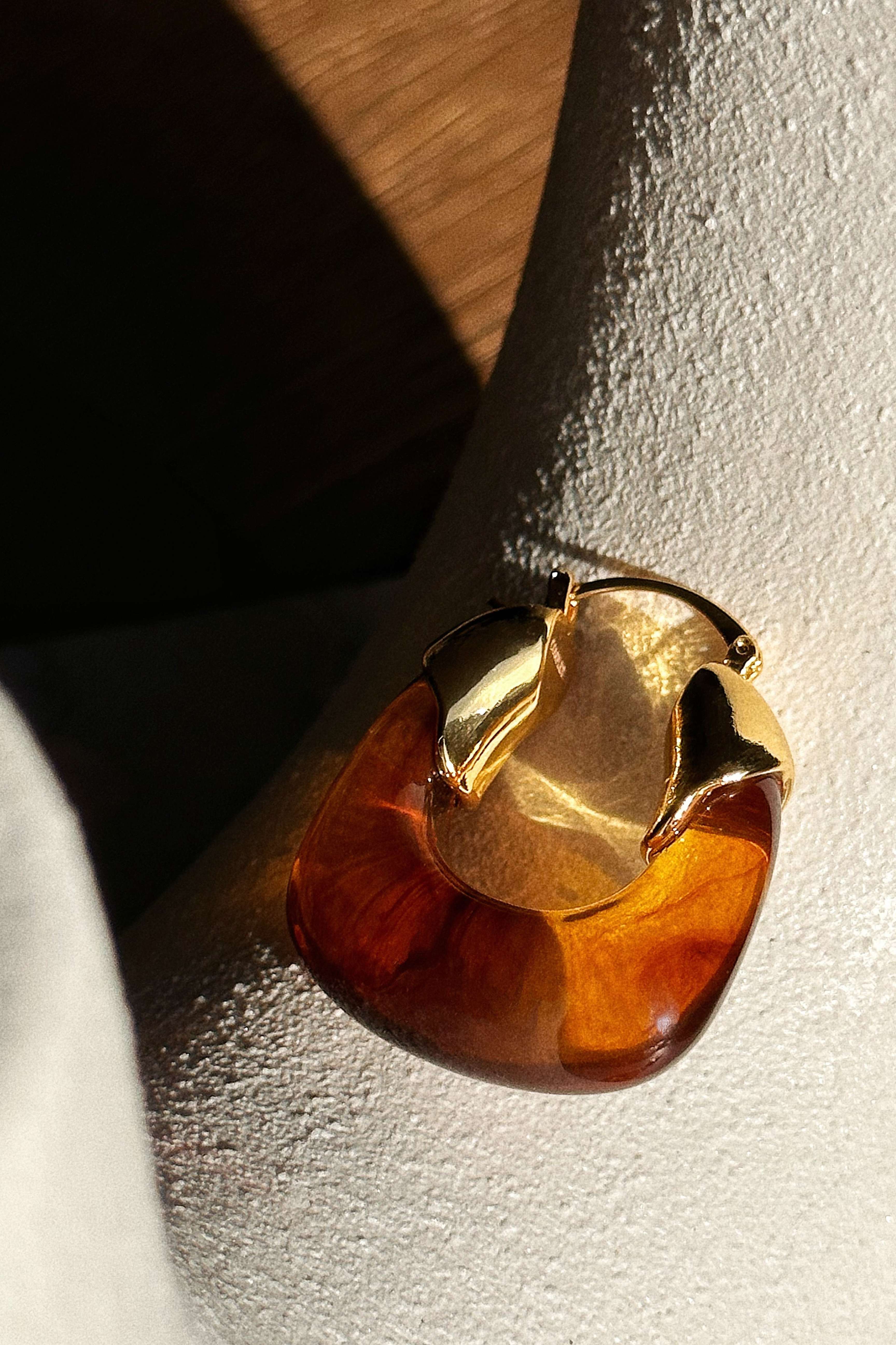 Amber and Kira Hoop Earrings