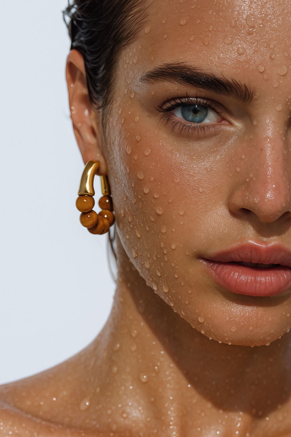 Radiance Hoop Gemstone Earrings