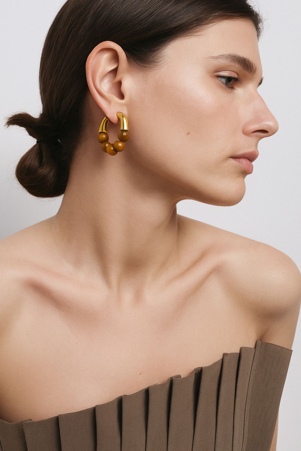 Radiance Hoop Gemstone Earrings