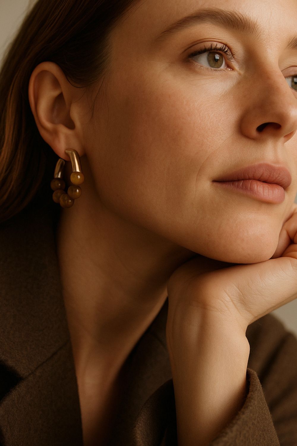 Radiance Hoop Gemstone Earrings