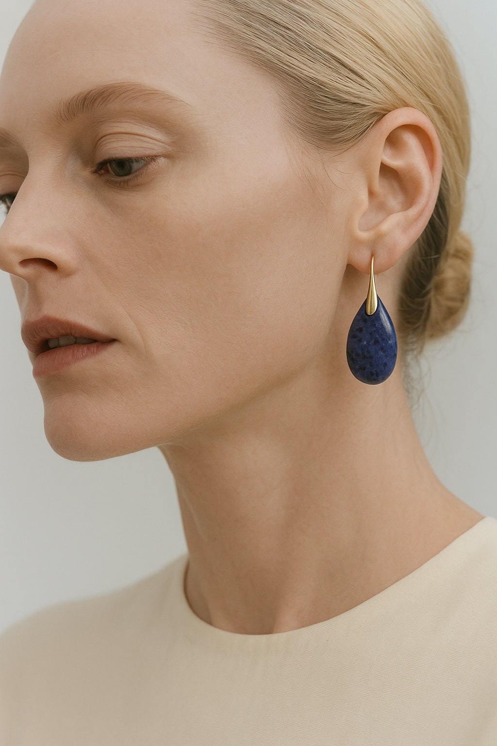 Teardrop Gemstone Earrings