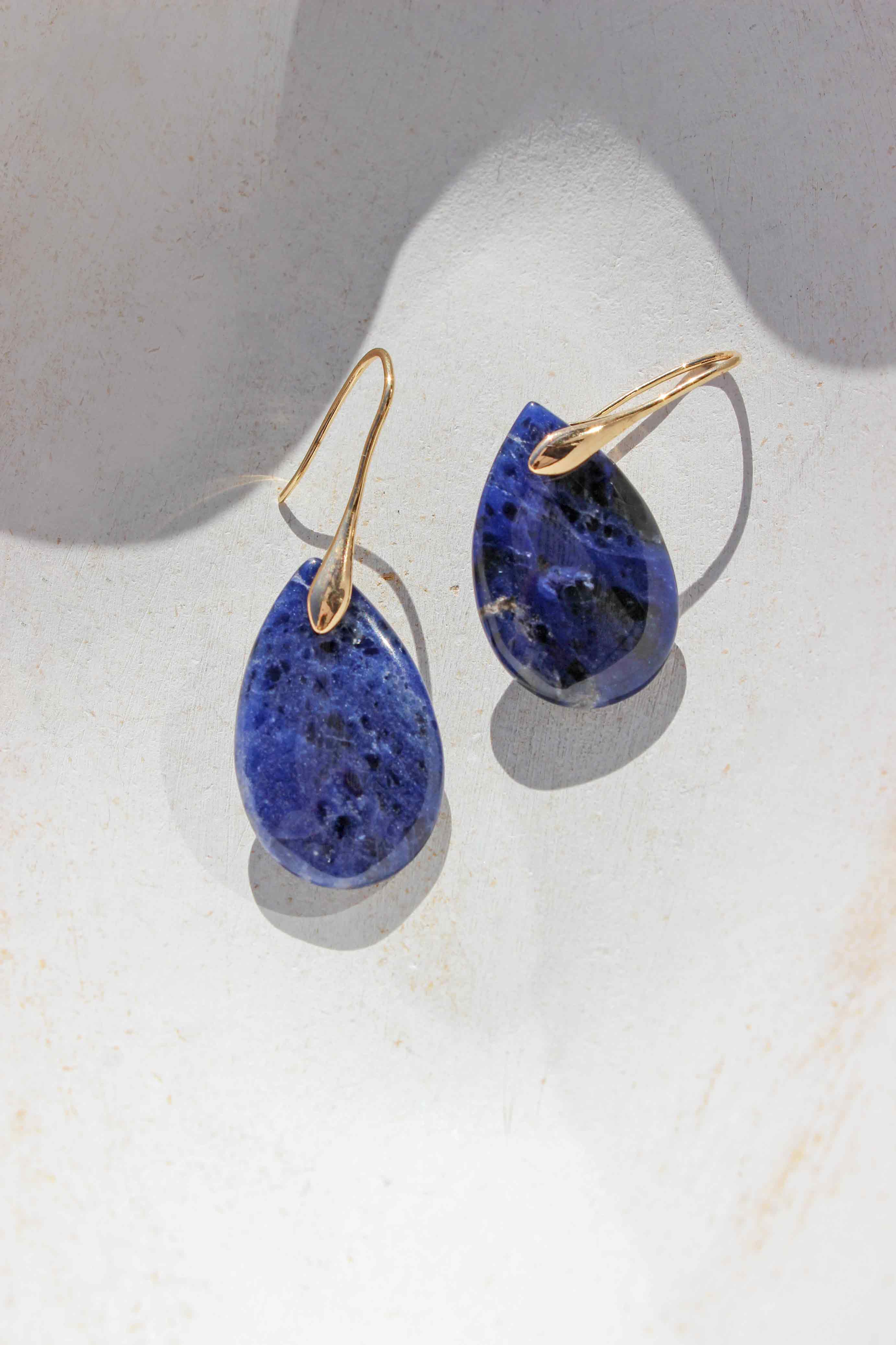 Teardrop Gemstone Earrings