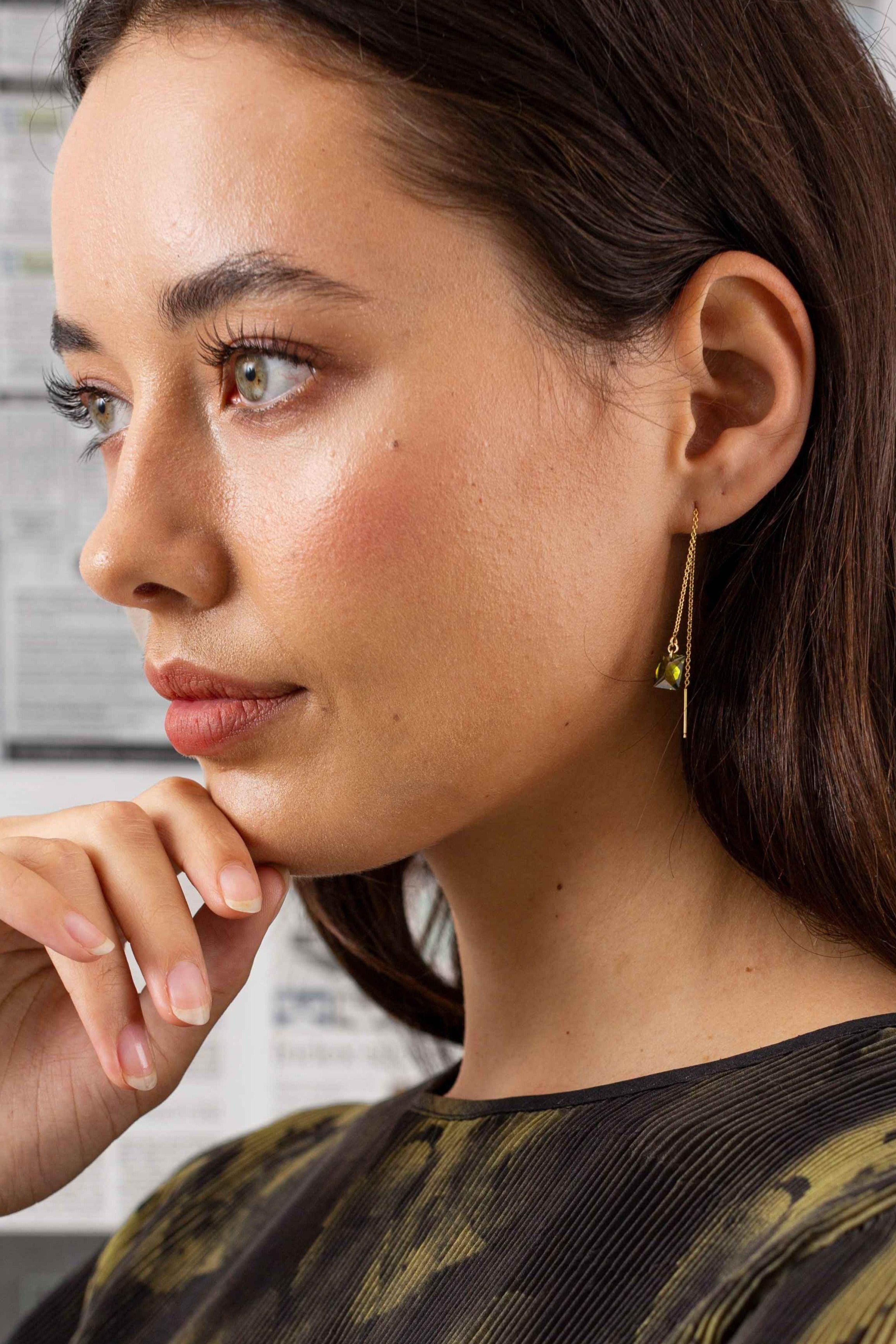 Lya Threader Earrings