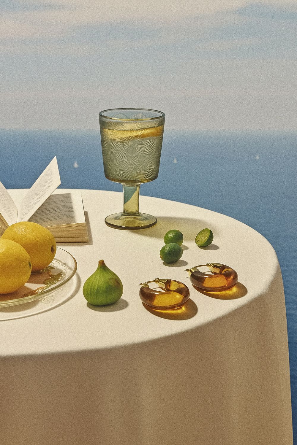 Amber and Kira Hoop Earrings