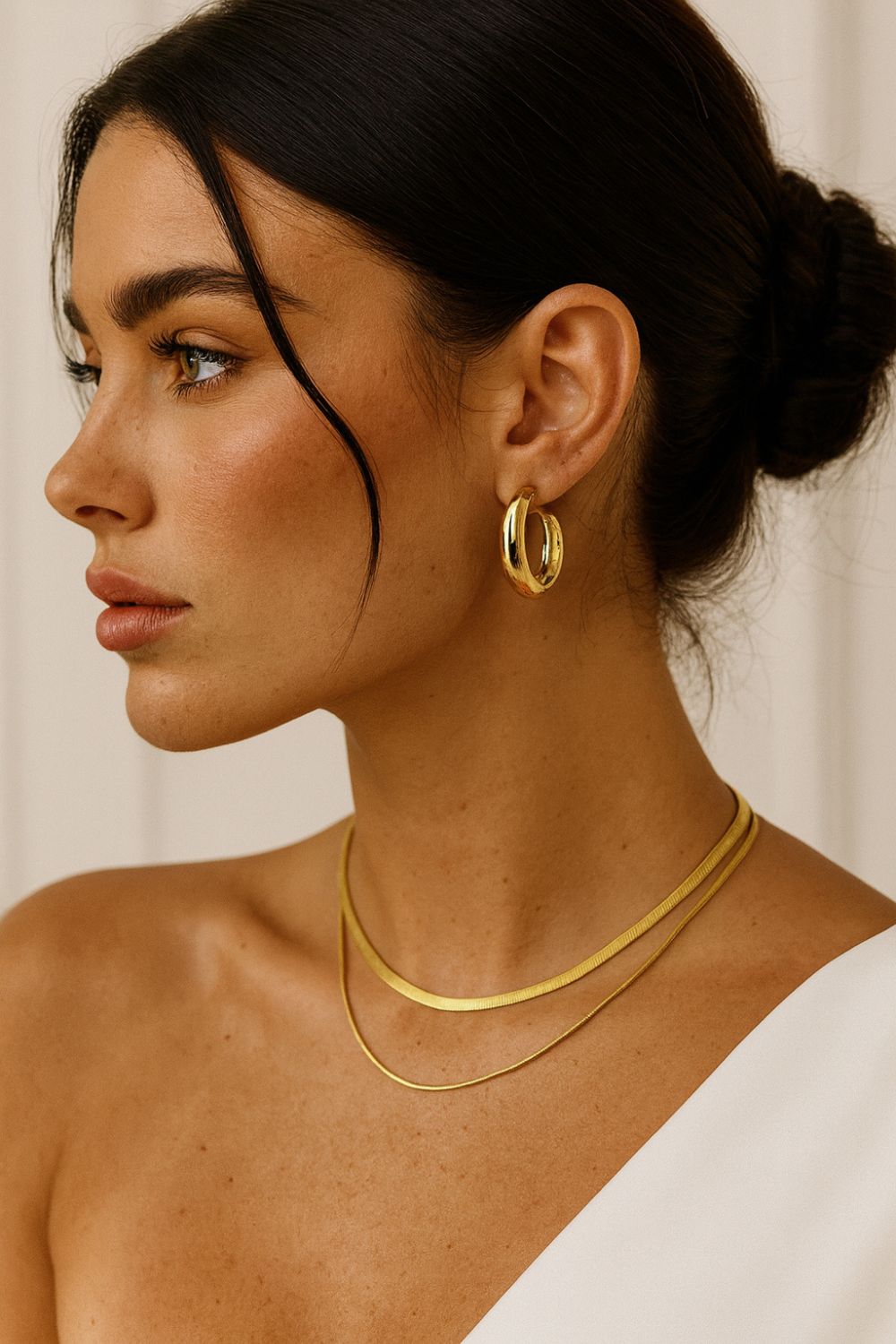 Double Layered Snake Chain Necklace