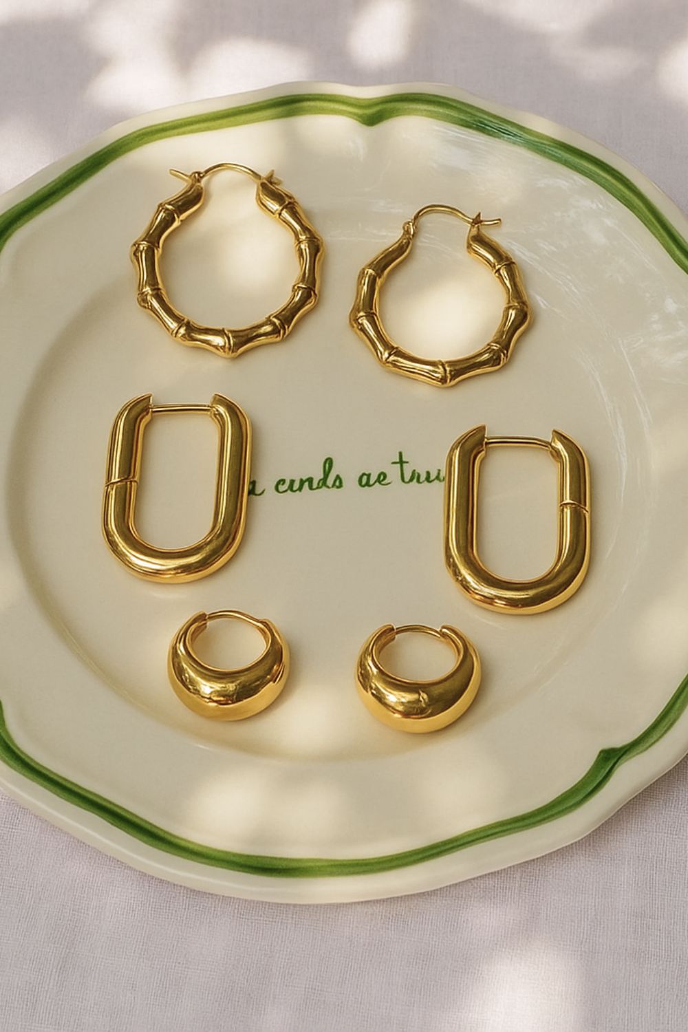 Dome Huggie Earrings