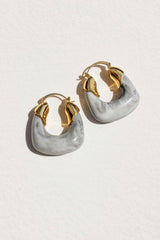 Kira Earrings/Marble