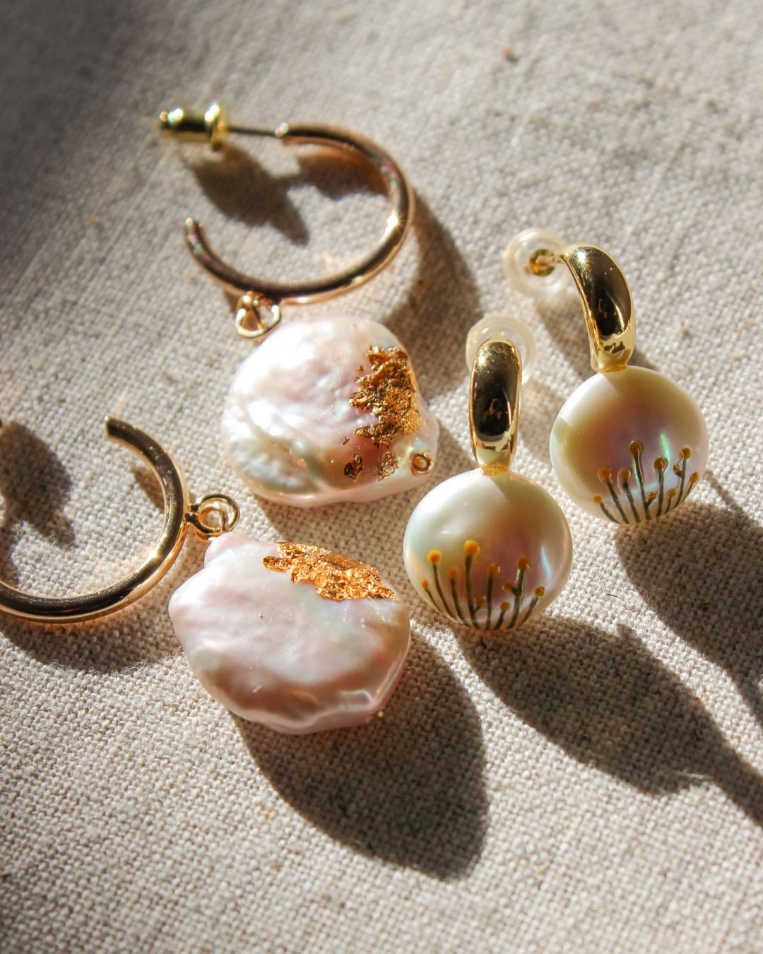 pearl earrings