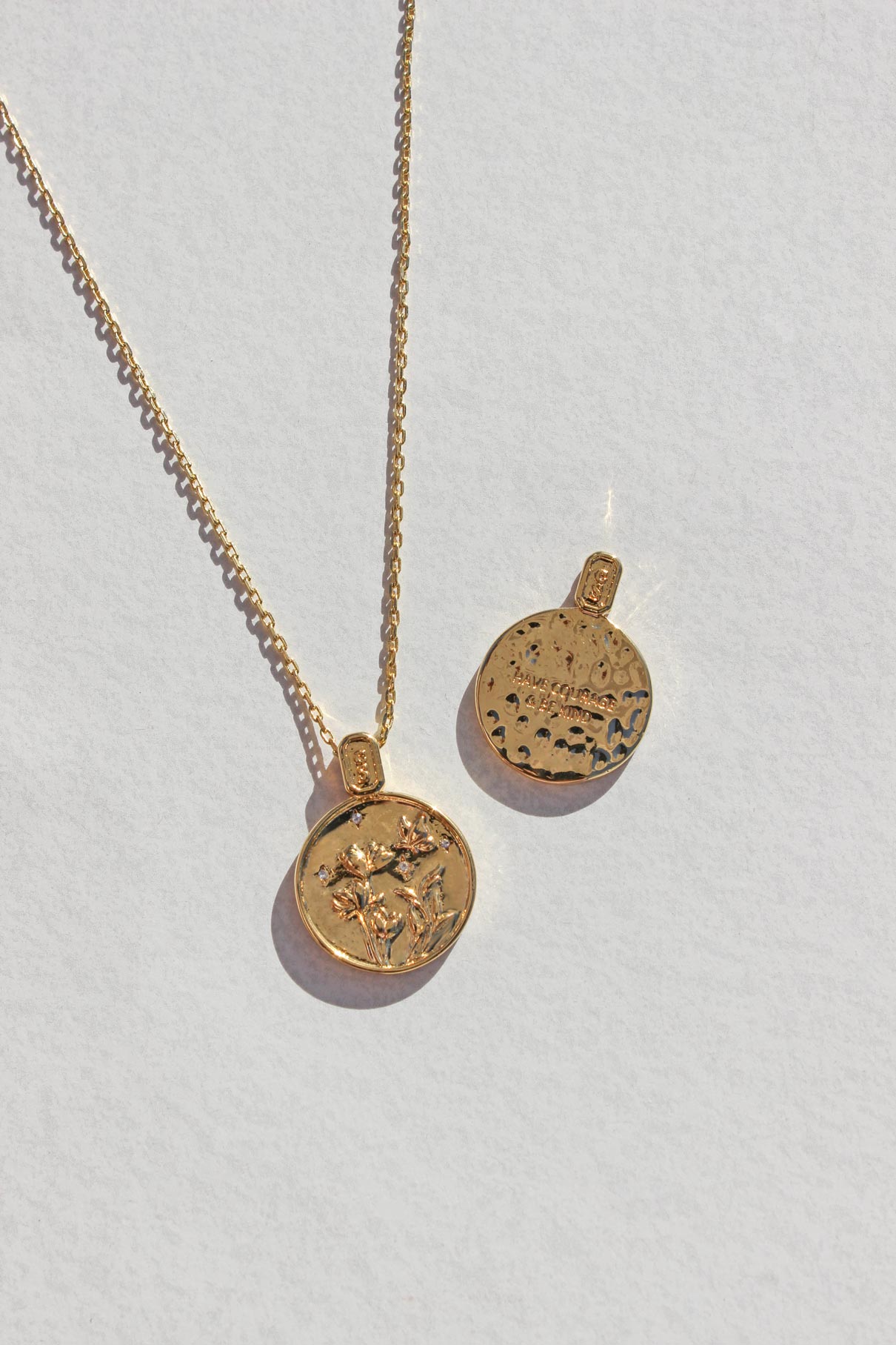 Two Sided Pendant Necklaces