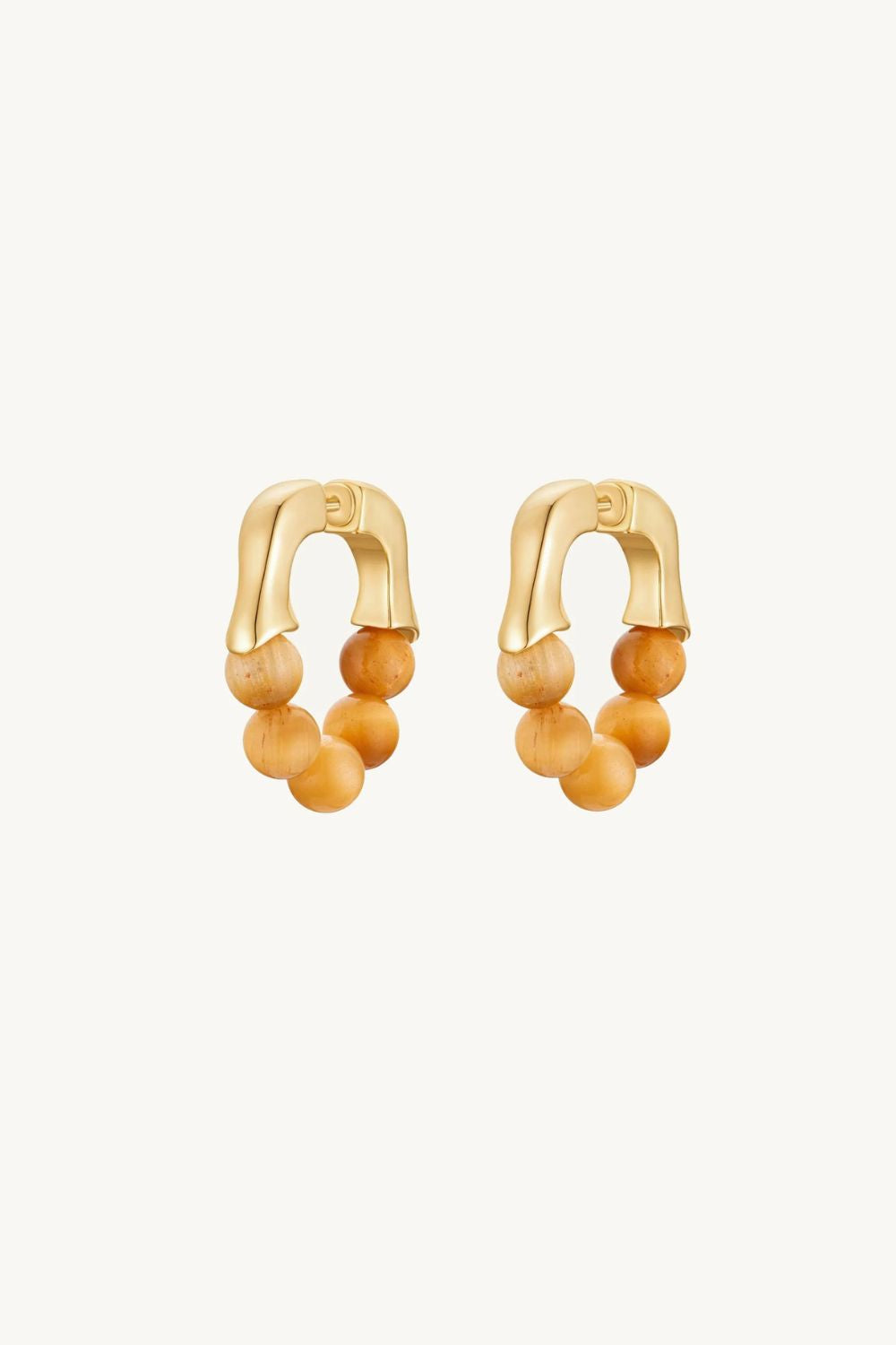 Radiance Hoop Gemstone Earrings