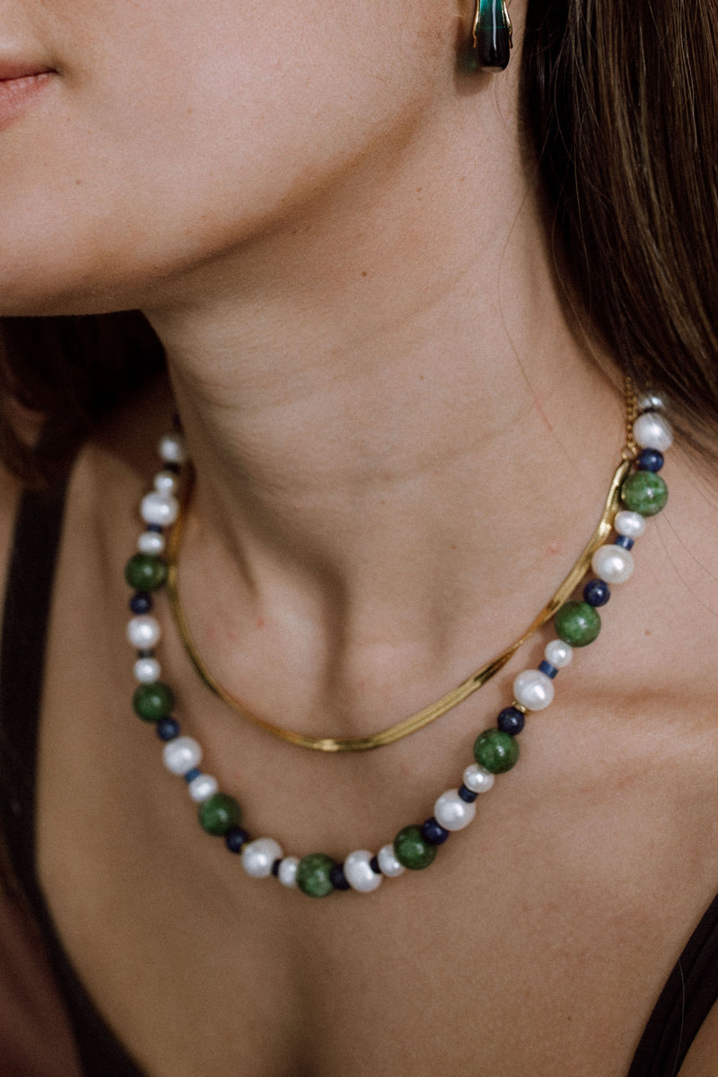 Verdant Waves Necklace