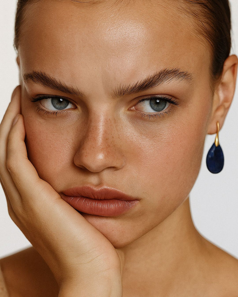 Teardrop Gemstone Earrings