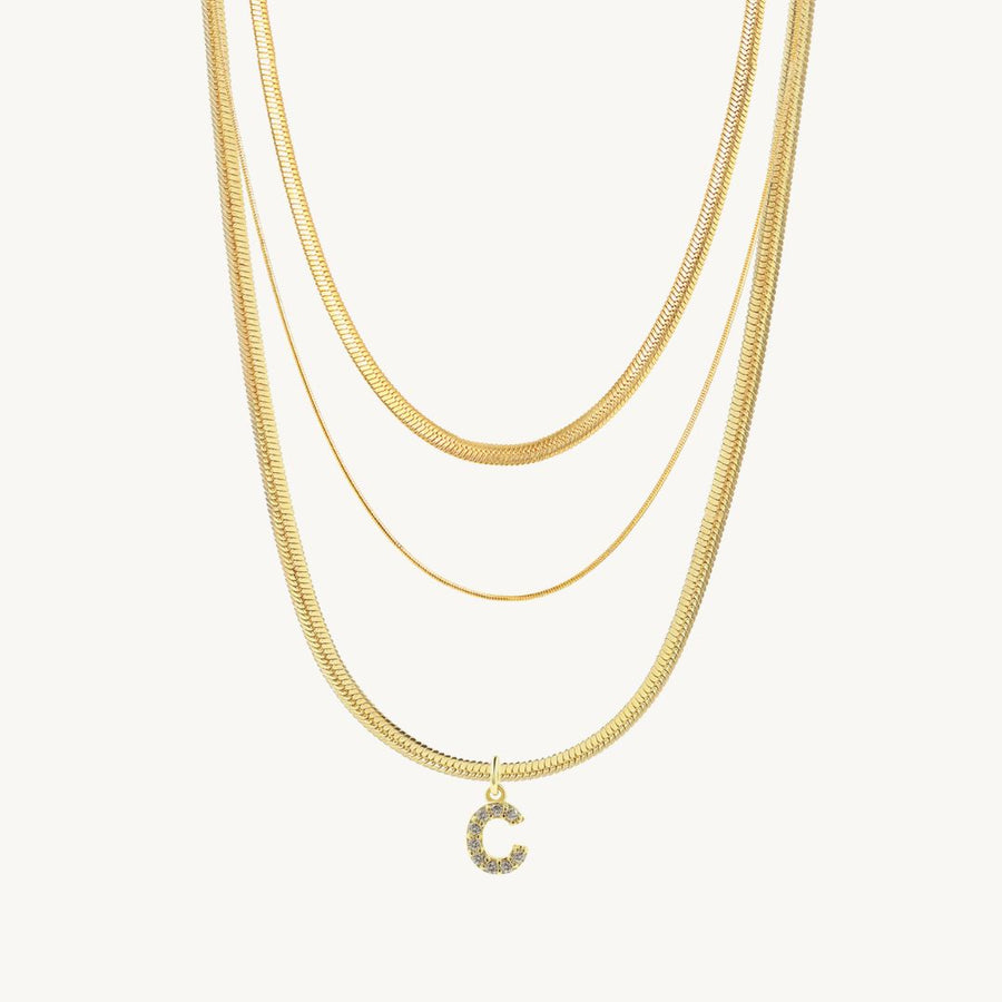 Double Layered Snake Chain Necklace