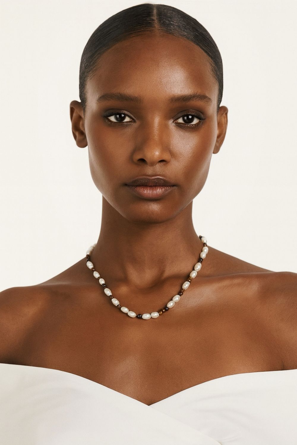 Tiger's Luster Pearl Necklace