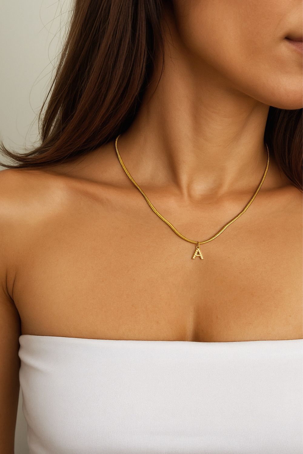 Initial Chain Necklace