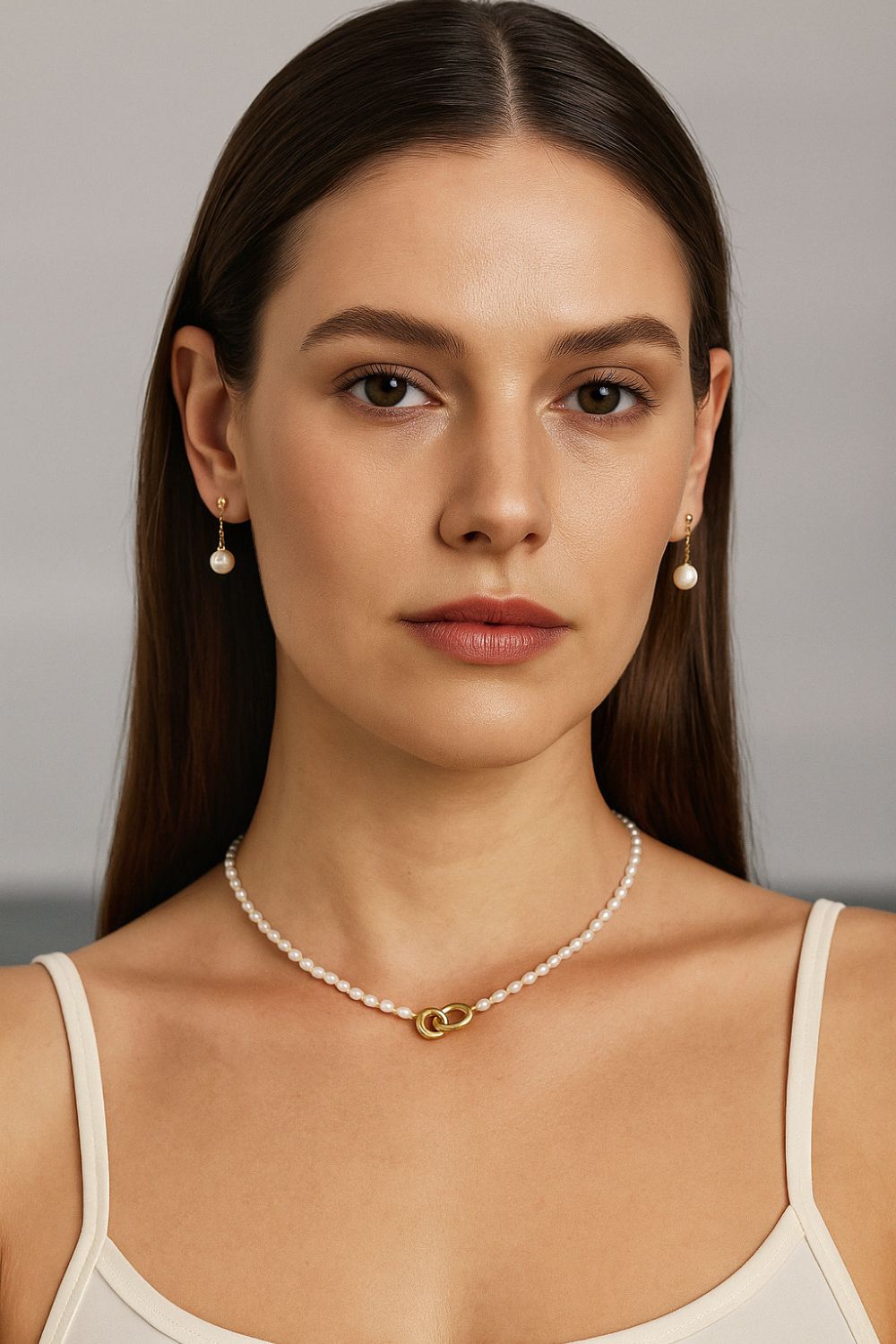 Lila Pearl Necklace