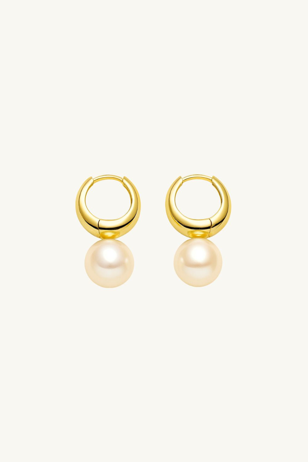 Amar Pearl Hoop Earrings