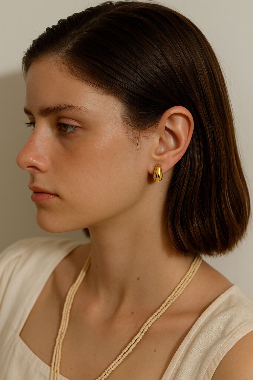 Dome Huggie Earrings