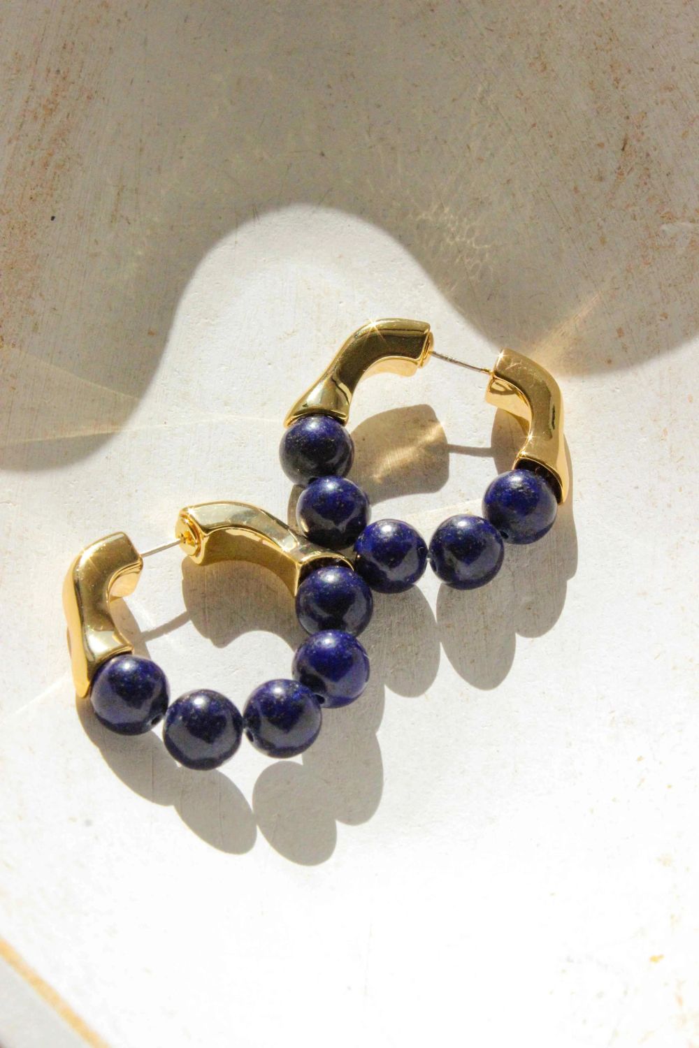 Radiance Hoop Gemstone Earrings