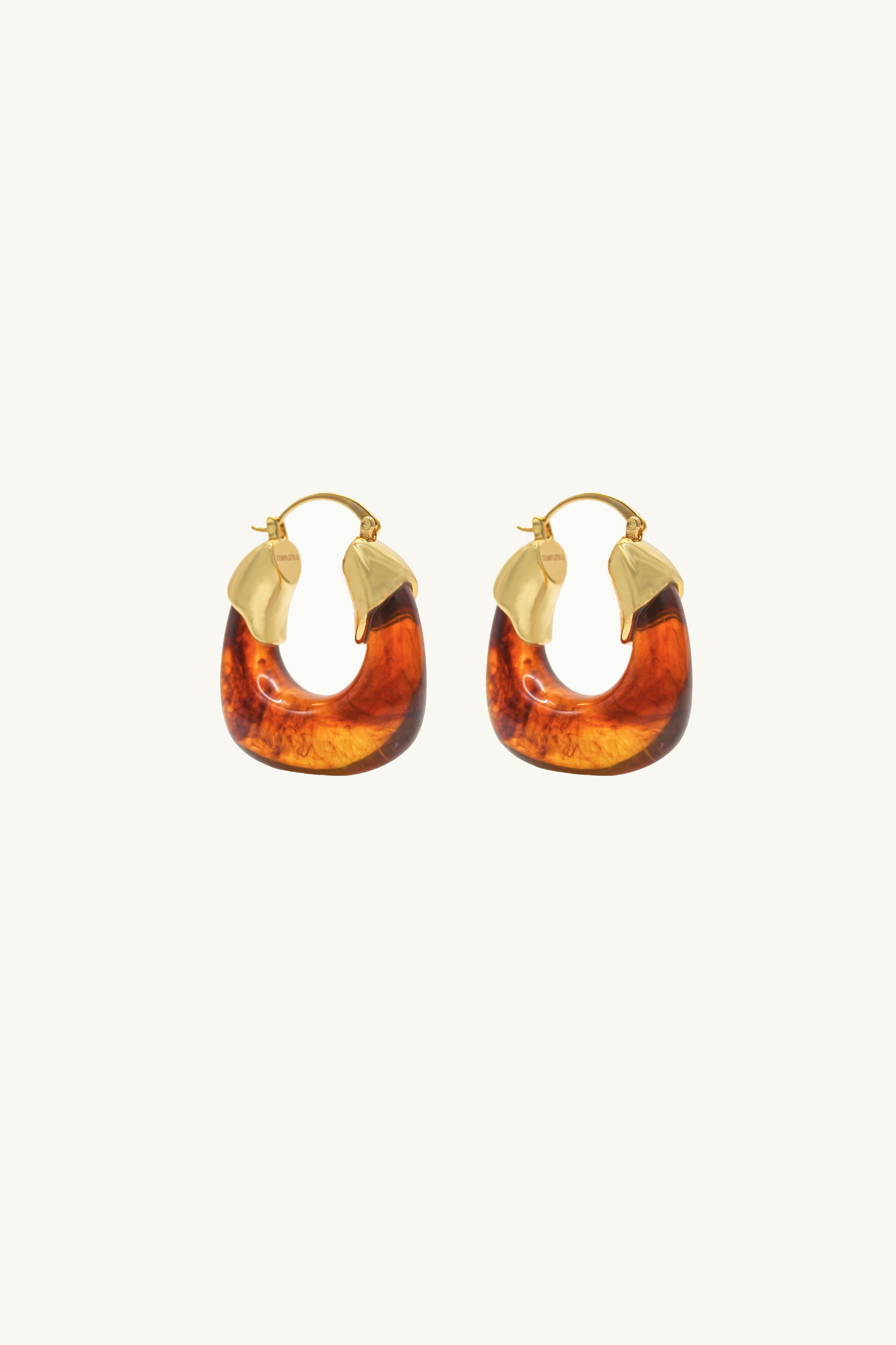 Amber and Kira Hoop Earrings