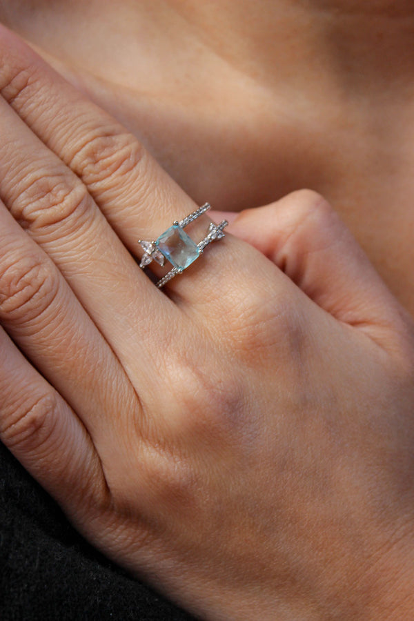 Blue Topaz Ring