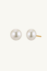 Bridget Pearl Stud Earrings/10mm