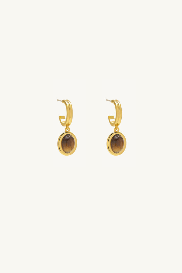 Bron Tiger's Eye Earrings