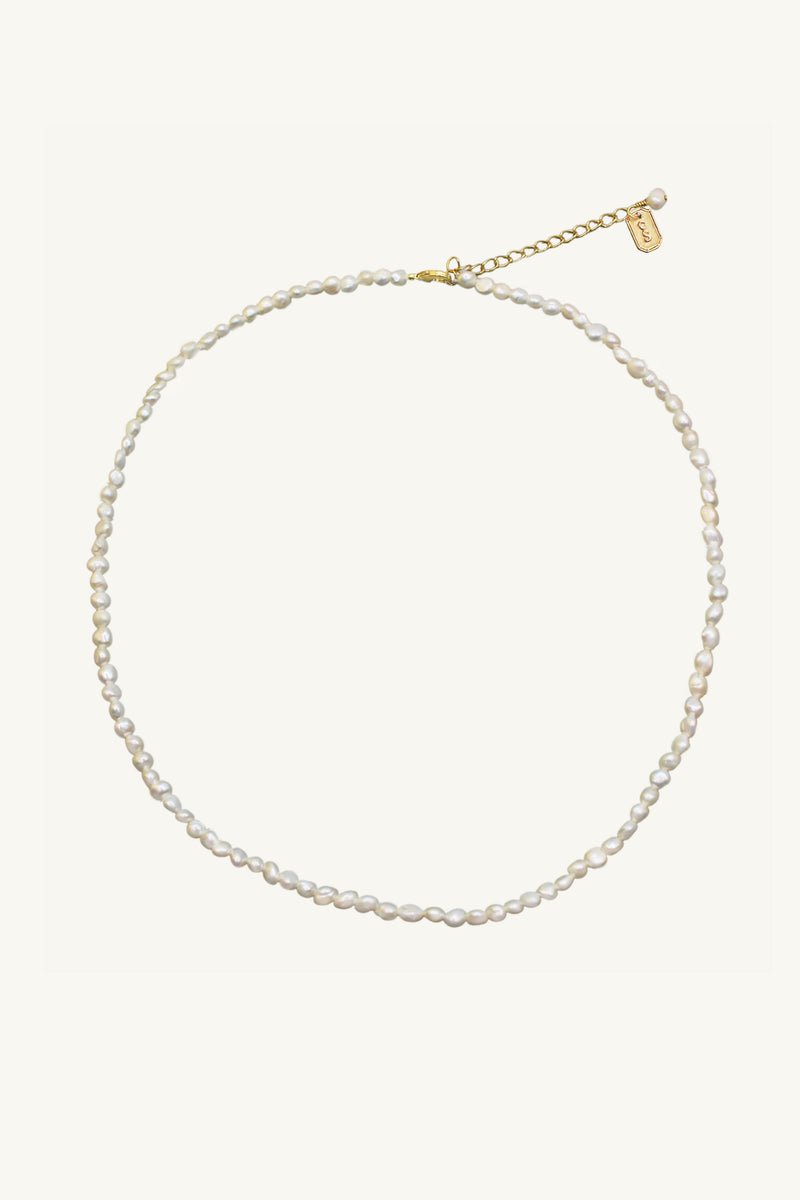 Elania Pearl Choker and Bracelet Set