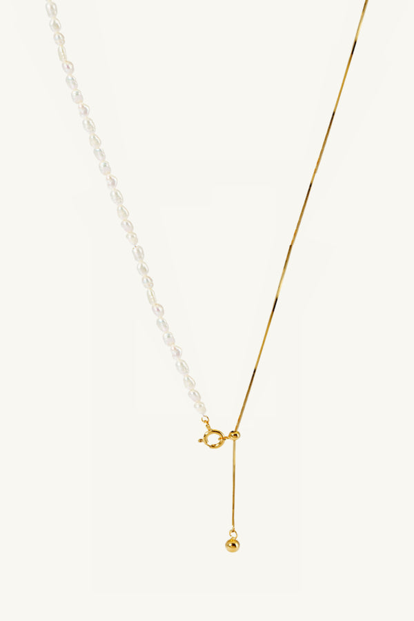 Gold Pearl Harmony Necklace