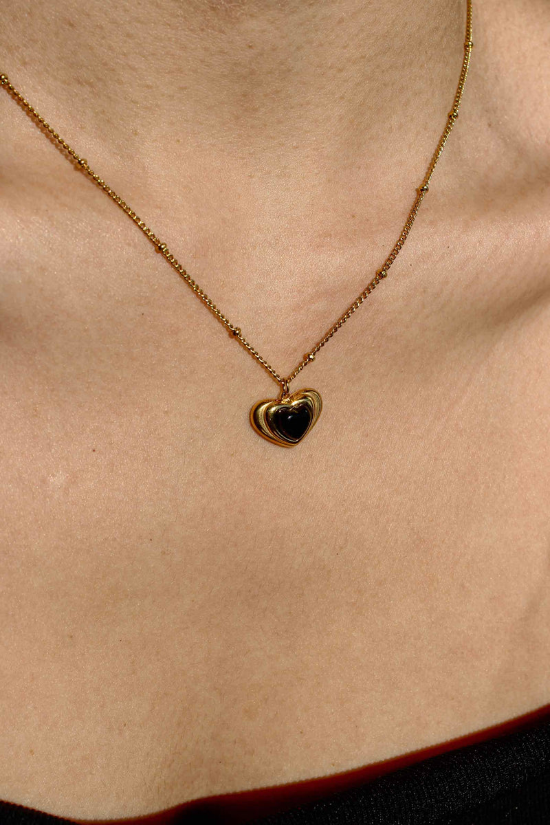 Onyx Love Necklace