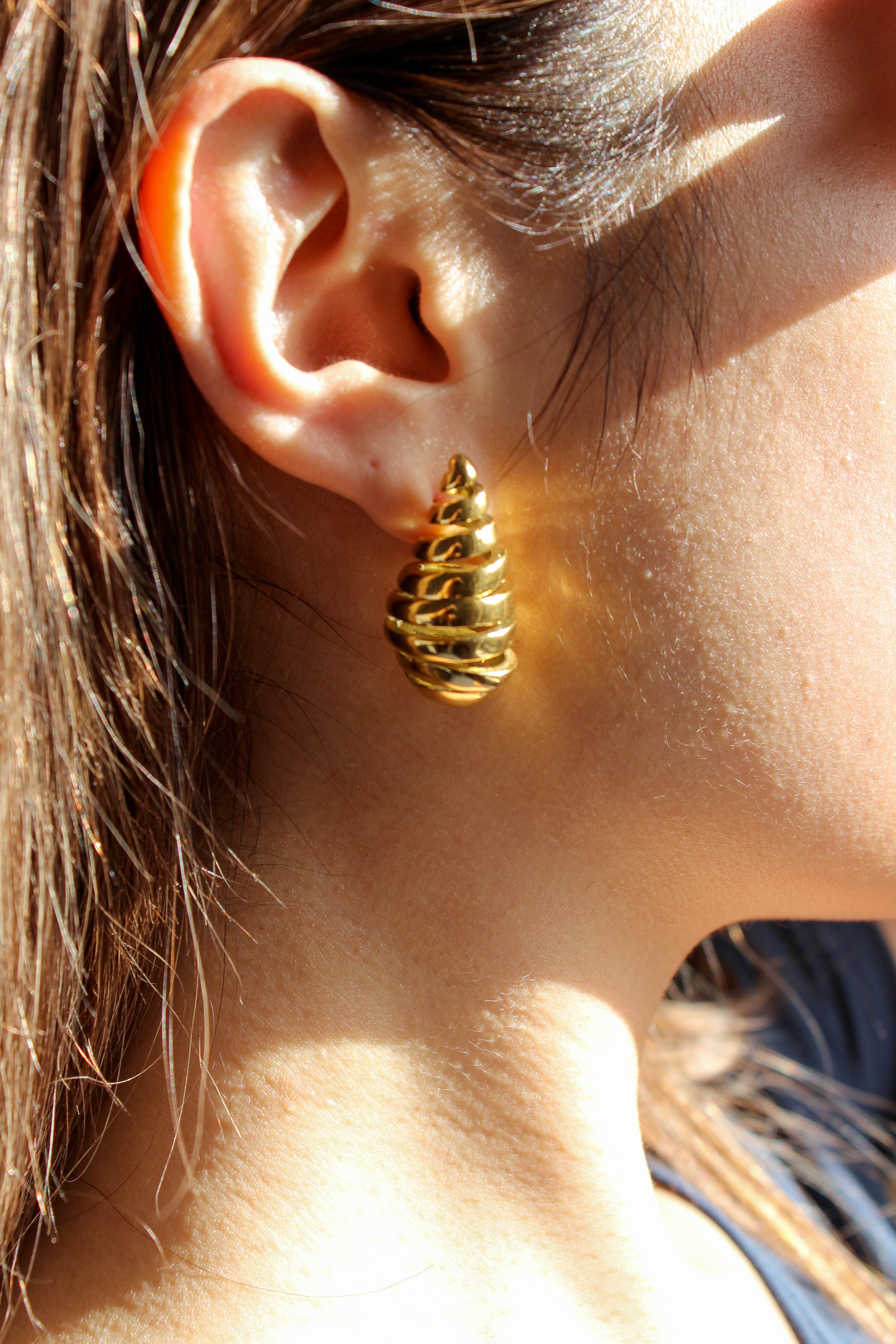 Twirl Teardrop Earrings