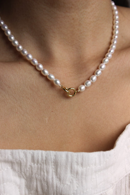Lila Pearl Necklace