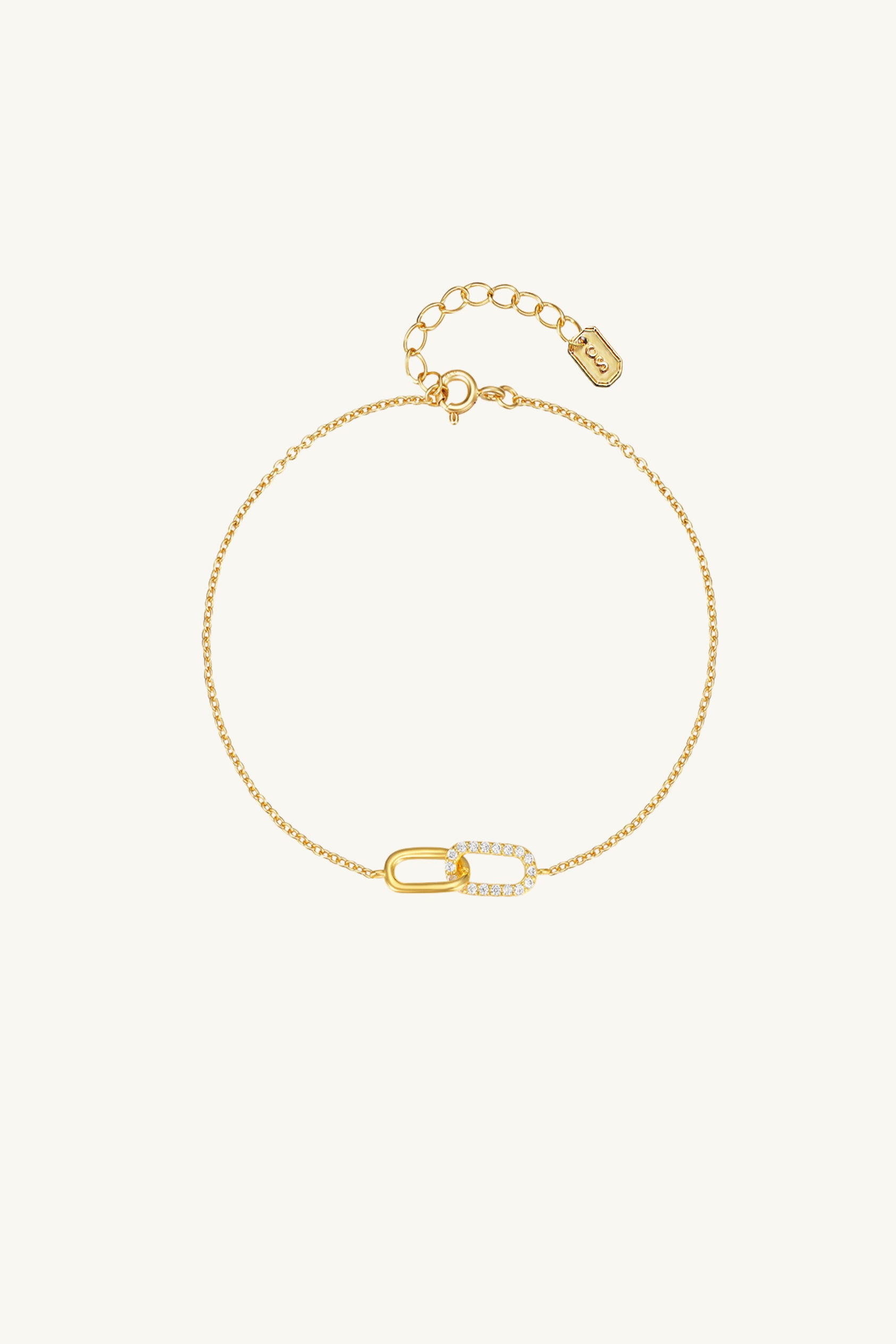 Interlock Necklace and Bracelet Set