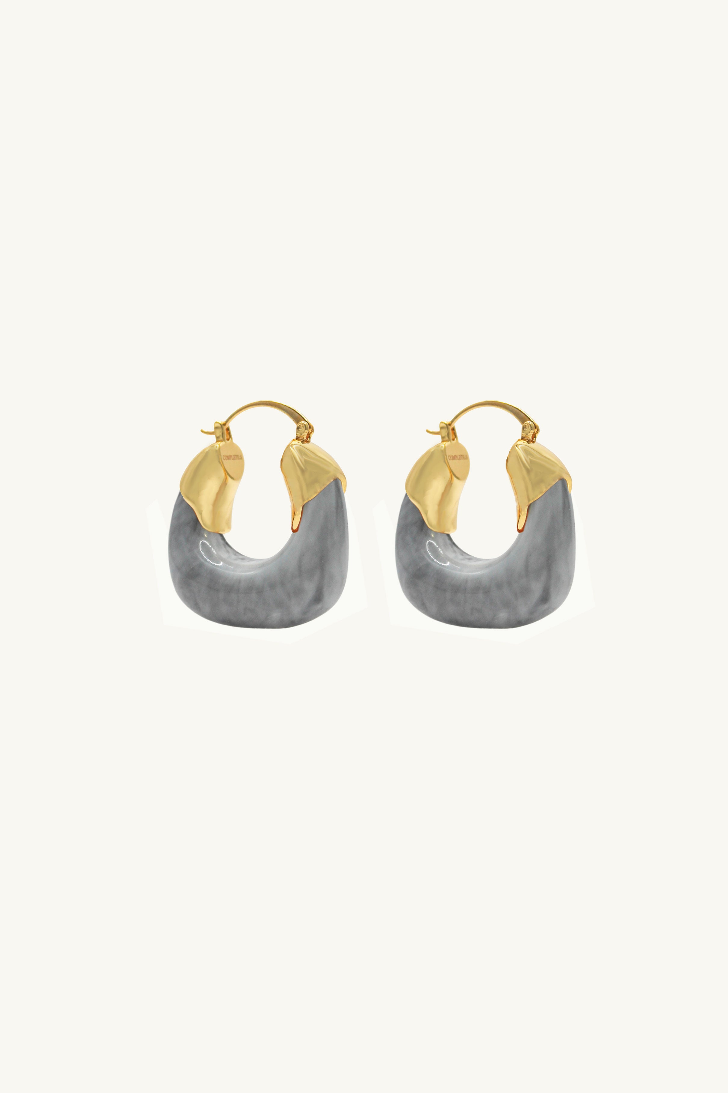 Kira Earrings/Marble