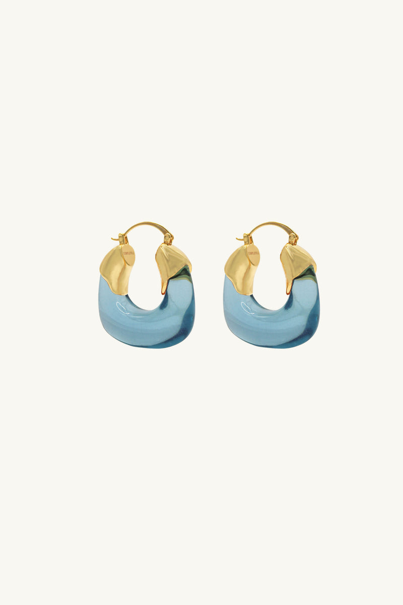 Kira Earrings/Aqua