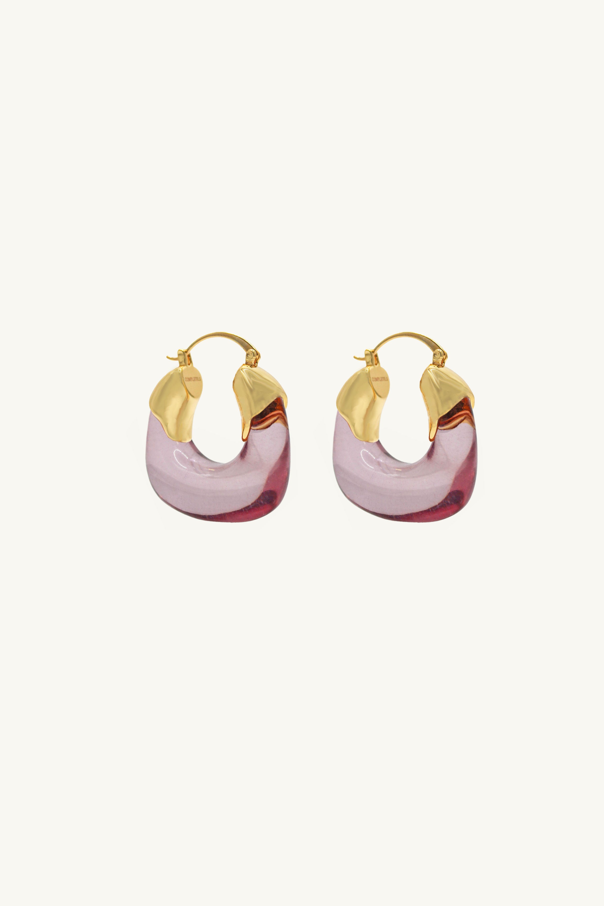 Amber and Kira Hoop Earrings