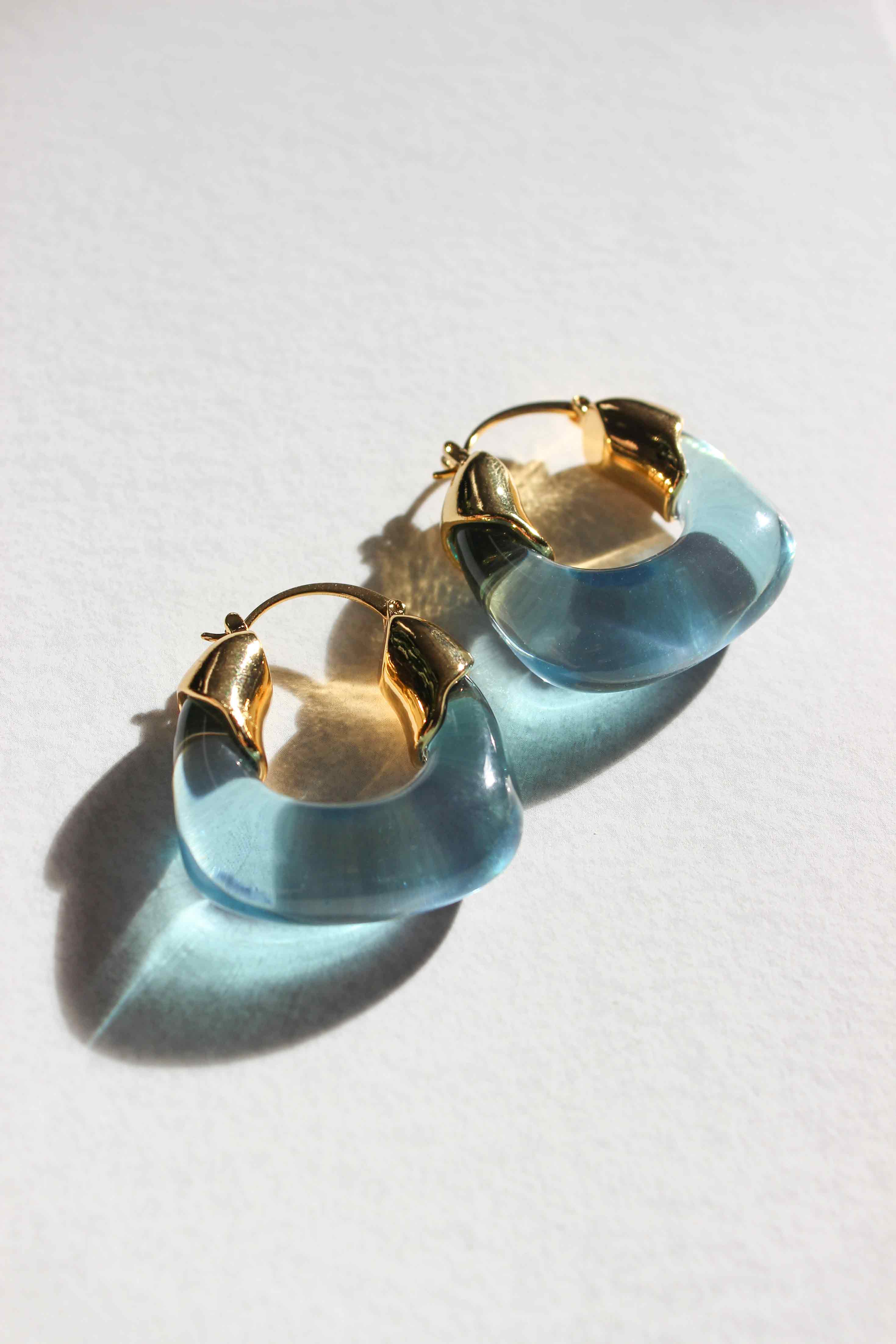 Kira Earrings/Aqua