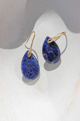 Teardrop Earring/Lapis Lazuli