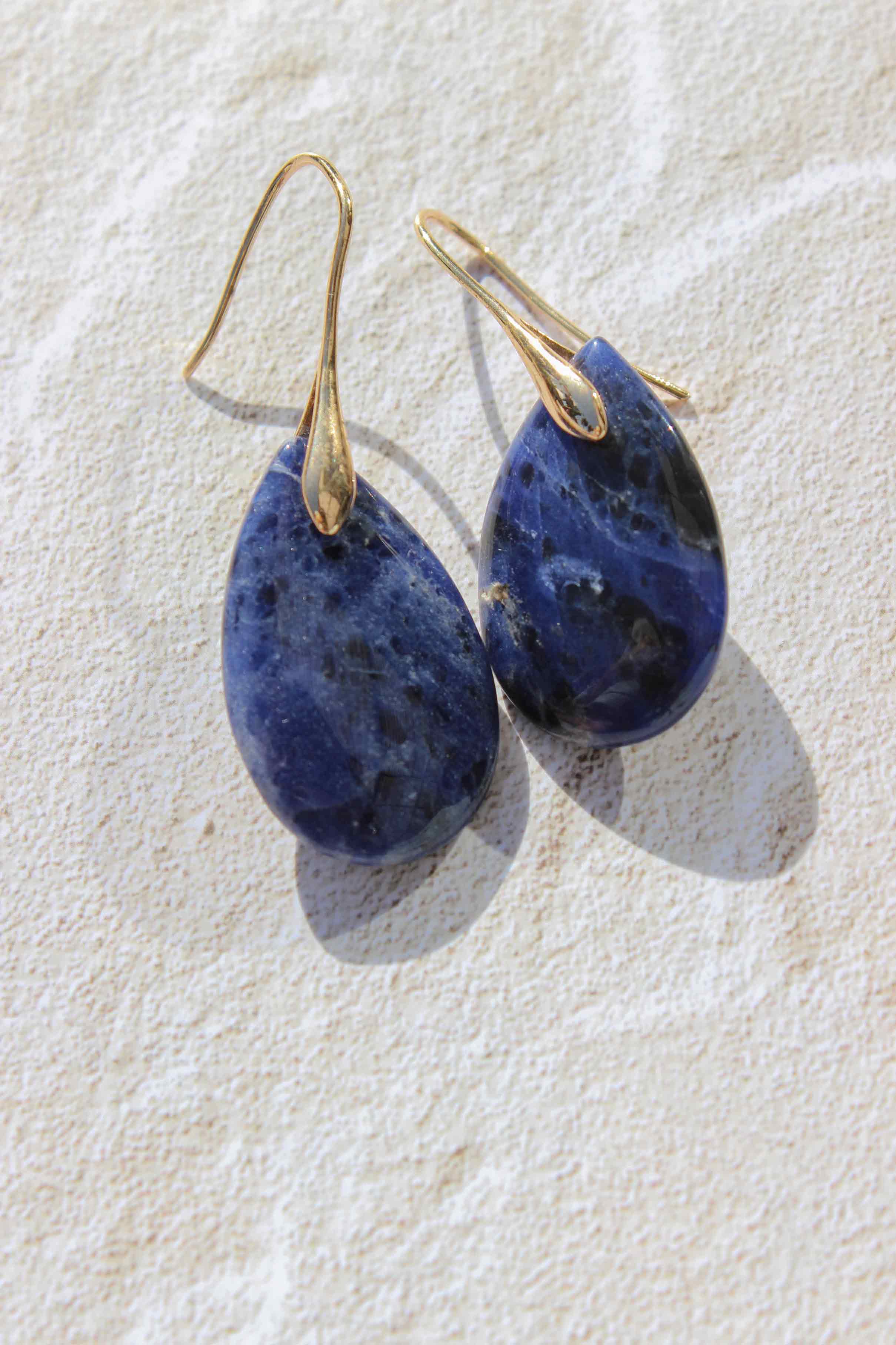 Teardrop Earring/Lapis Lazuli