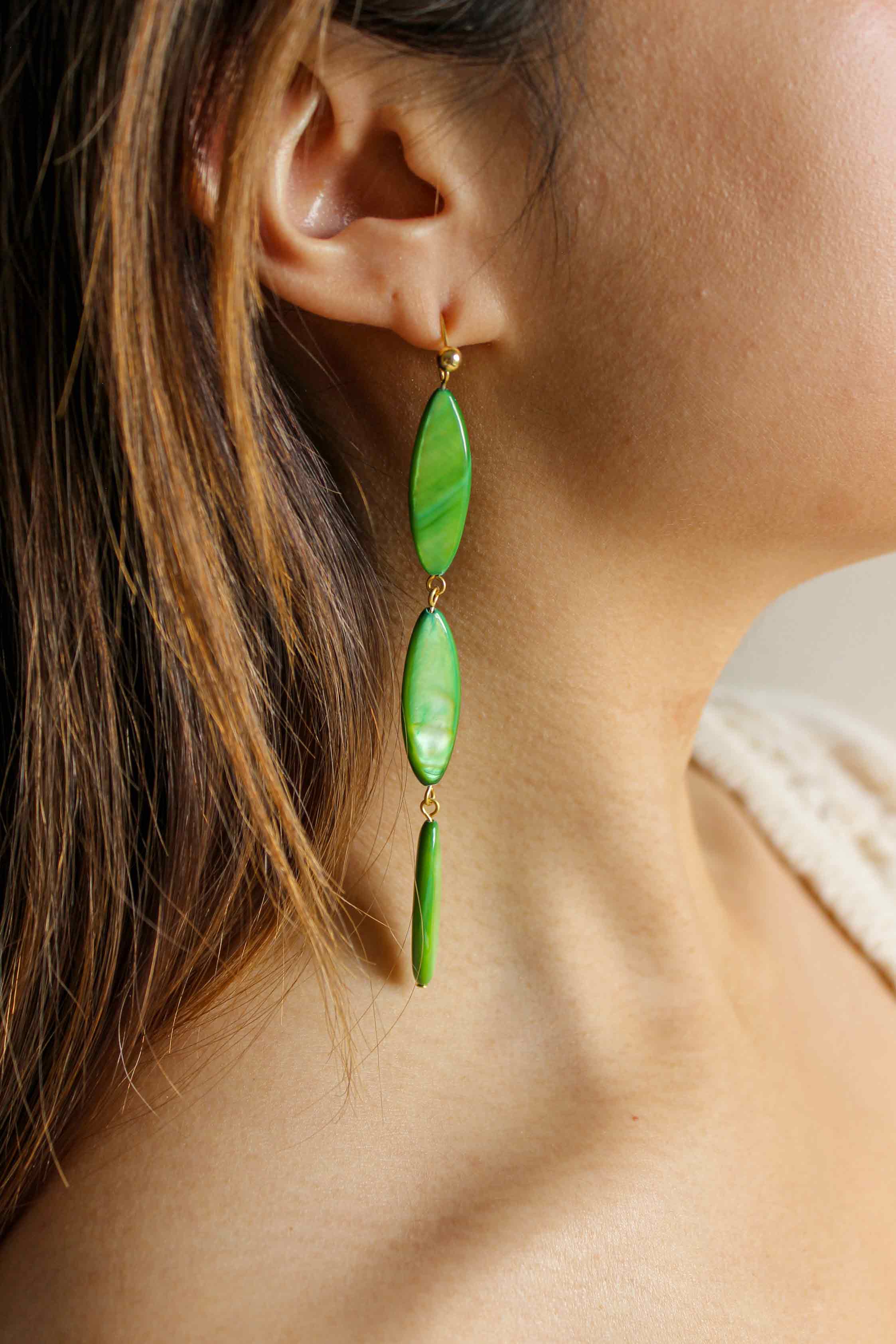 Enchanted Verdure Earrings/Long