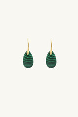 Malachite Teardrop Earrings