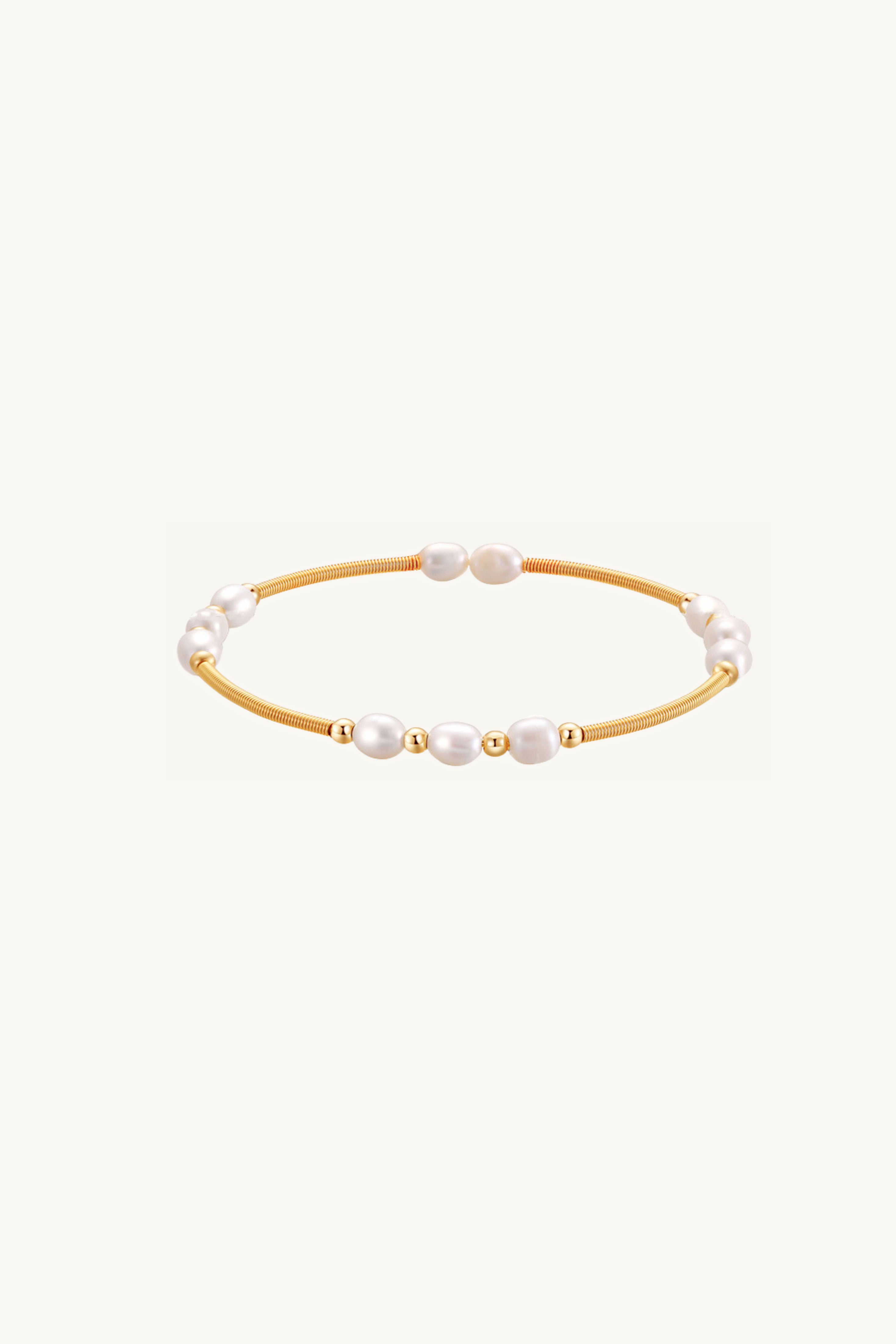 Moonlit Pearl Bangle