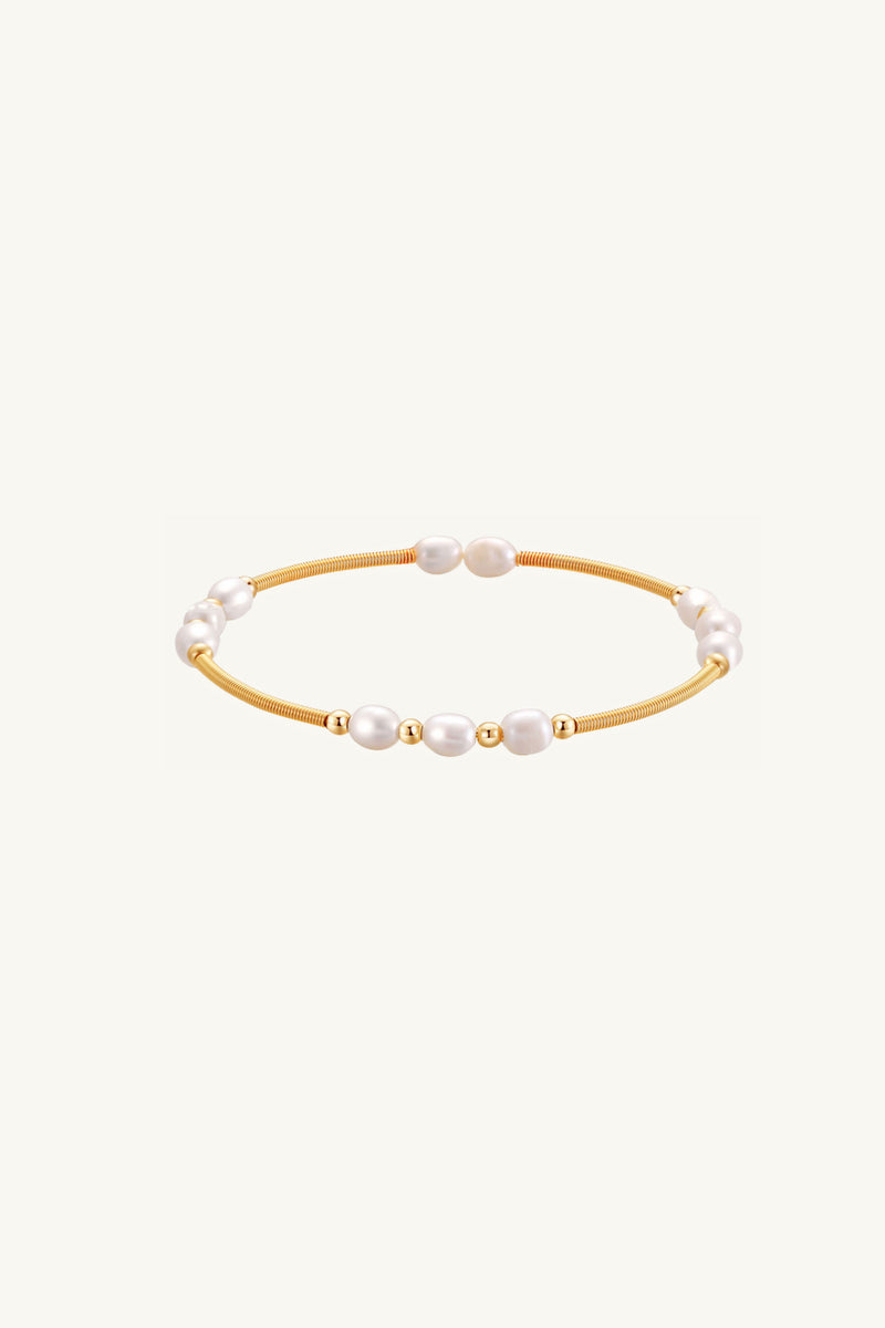 Moonlit Pearl Bangle