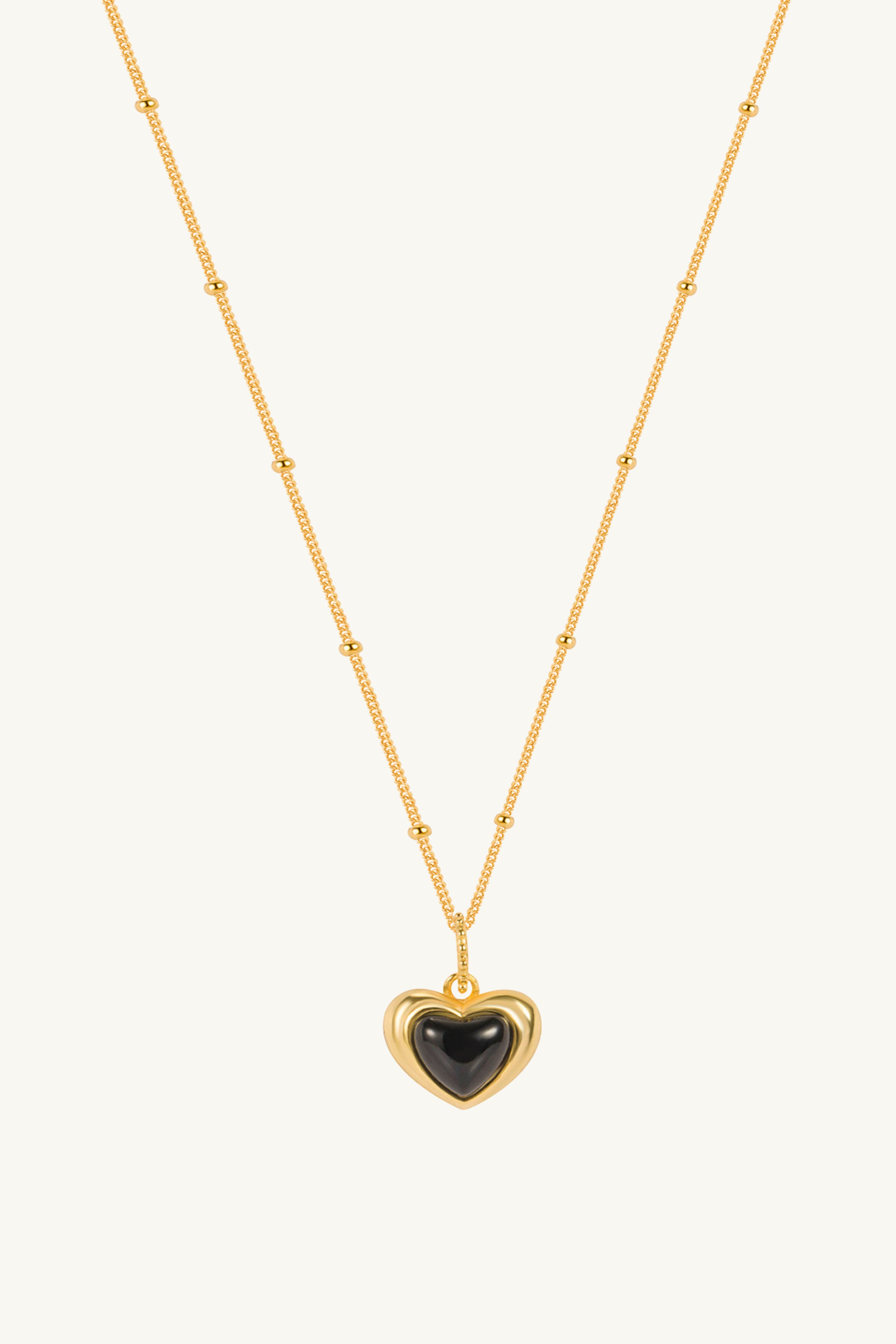 Onyx Love Necklace