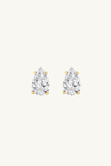 Pear Shaped Stud Earrings