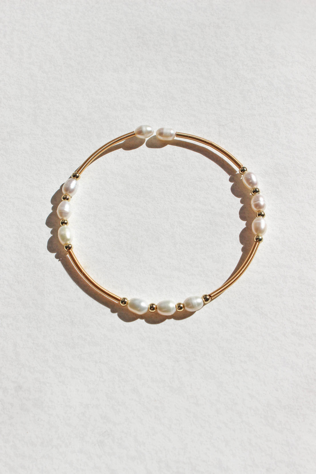 Moonlit Pearl Bangle