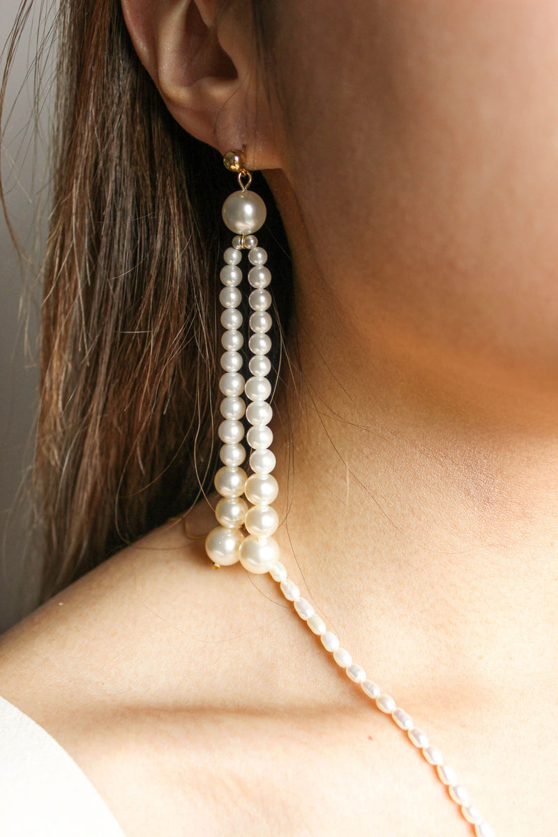 Pearl Chandelier Earrings